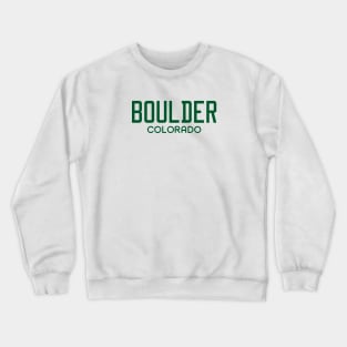 Boulder Colorado Tee Crewneck Sweatshirt